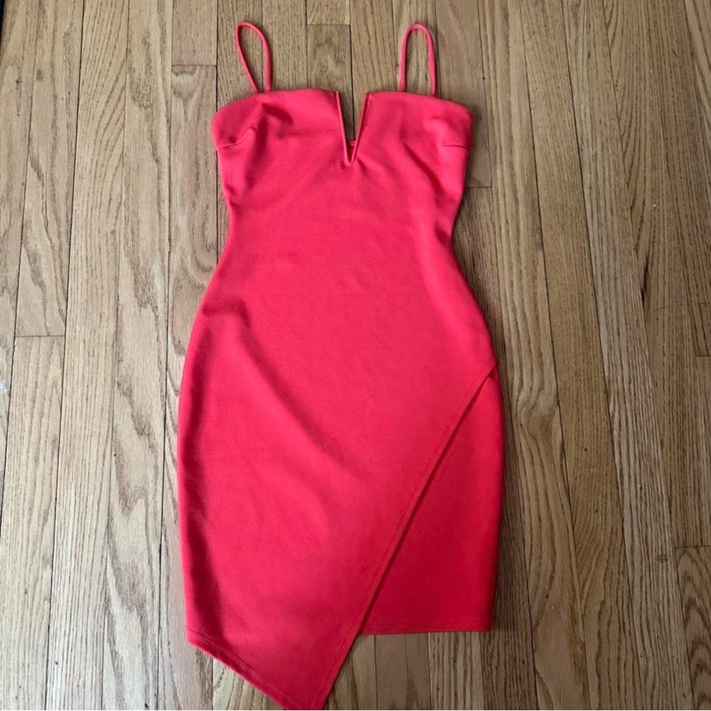 Windsor Red Asymmetrical Dress